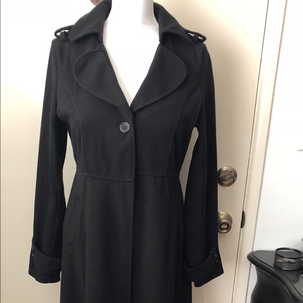 Long black spring/fall coat